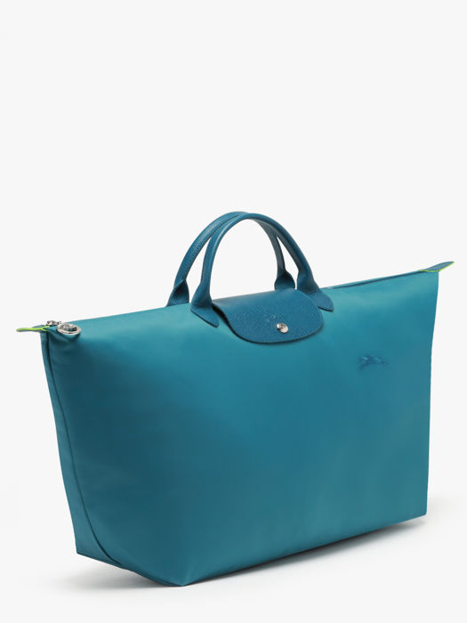 Longchamp Le pliage green Reistassen Blauw